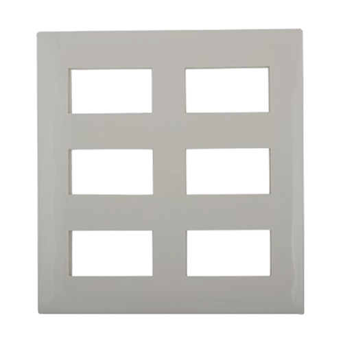 Legrand Mylinc 18M Pearl White Cover Plate, 6763 69